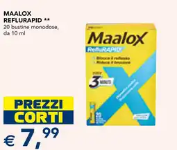 Esselunga Maalox RefluRAPID offerta
