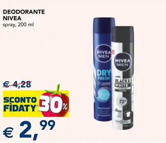 Esselunga DEODORANTE NIVEA offerta