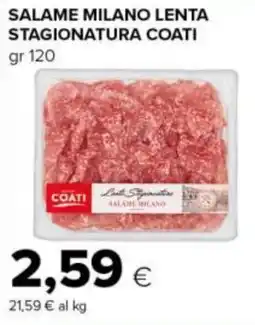 Tigre Salame Milano Lenta Stagionatura Coati offerta