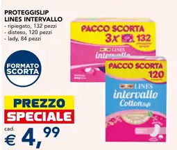 Esselunga PROTEGGISLIP LINES INTERVALLO offerta