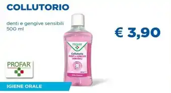 Piùbene Collutorio denti e gengive sensibili 500 ml offerta