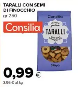Tigre Consilia Taralli con semi di finocchio offerta