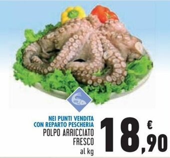 Conad Polpo Arricciato Fresco offerta