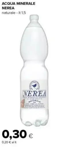 Tigre Acqua minerale Nerea naturale offerta
