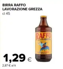 Tigre Birra Raffo Lavorazione Grezza offerta