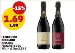 PENNY Lambrusco Reggiano Amabile Frizzante DOC offerta