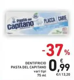 Conad Superstore DENTIFRICIO PASTA DEL CAPITANO offerta