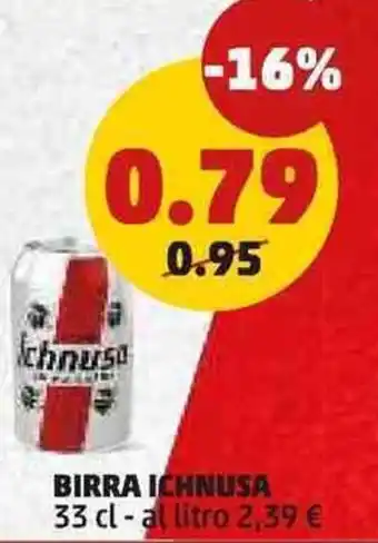 PENNY Birra Ichnusa offerta