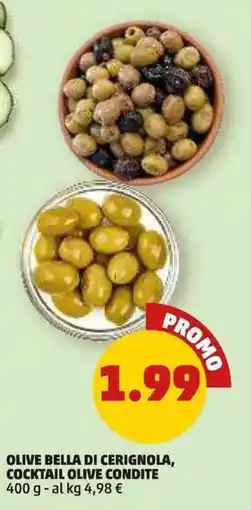 PENNY OLIVE BELLA DI CERIGNOLA, COCKTAIL OLIVE CONDITE offerta