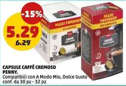 PENNY Capsule Caffé Cremoso Penny offerta