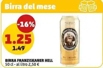 PENNY Birra Franziskaner Hell offerta