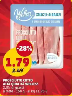 PENNY Prosciutto Cotto Welless offerta