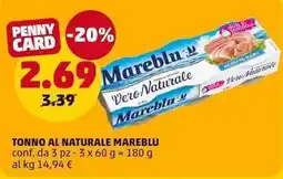 PENNY Tonno al naturale Mareblu offerta