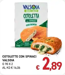 Coal COTOLETTE CON SPINACI VALSOIA offerta