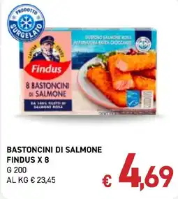 Coal Bastoncini di salmone Findus offerta