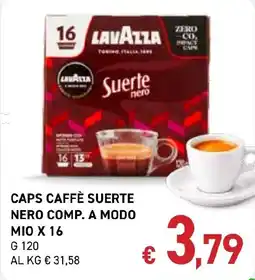 Coal CAPS CAFFÈ SUERTE NERO COMP. A MODO MIO offerta