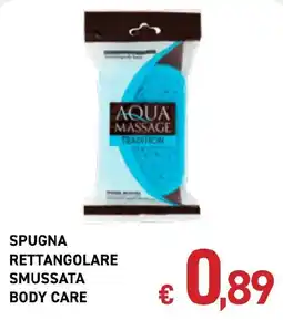Coal Aqua Massage Tradition Spugna Rettangolare Smussata Body Care offerta