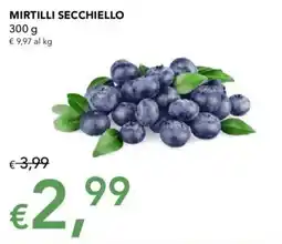 Migross Supermercati e Market MIRTILLI SECCHIELLO offerta