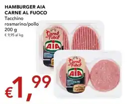 Migross Supermercati e Market Hamburger AIA Carne al Fuoco offerta