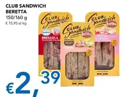 Migross Supermercati e Market CLUB SANDWICH BERETTA offerta