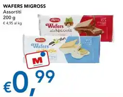 Migross Supermercati e Market Wafers Migross offerta