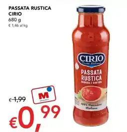 Migross Supermercati e Market Passata Rustica Cirio offerta