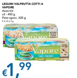 Migross Supermercati e Market Legumi Valfrutta Cotti a Vapore offerta