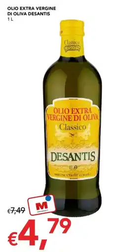 Migross Supermercati e Market Olio extra vergine di oliva Classico Desantis offerta