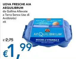Migross Supermercati e Market Uova fresche AIA AEQUILIBRIUM offerta