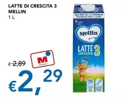 Migross Supermercati e Market Latte di crescita 3 Mellin offerta