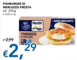 Migross Supermercati e Market Fishburger di merluzzo Frosta offerta