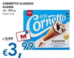 Migross Supermercati e Market Cornetto Classico Algida offerta