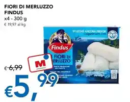 Migross Supermercati e Market Fiori di Merluzzo Findus offerta