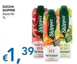 Migross Supermercati e Market Succhi Skipper Assortiti offerta