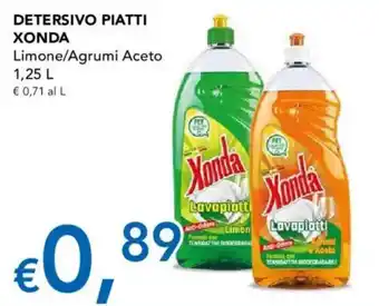 Detersivo piatti Xonda