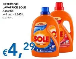 Migross Supermercati e Market Detersivo lavatrice Sole offerta