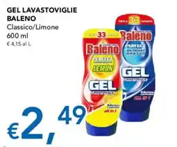 Migross Supermercati e Market Gel lavastoviglie Baleno offerta