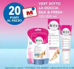 Migross Supermercati e Market Veet sotto la doccia Silk & Fresh offerta