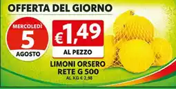 Coal LIMONI ORSERO offerta