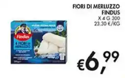 Coal Fiori di merluzzo Findus offerta
