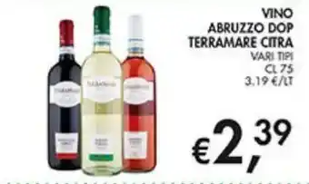 Coal Vino Abruzzo DOP Terramare Citra offerta