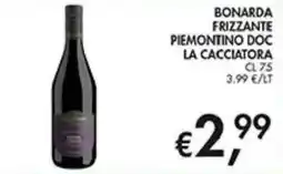 Coal Bonarda Frizzante Piemontino DOC La Cacciatore offerta