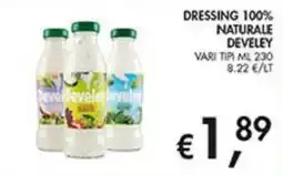 Coal Dressing 100% Naturale Develey offerta
