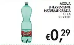 Coal Acqua effervescente naturale Grazia offerta