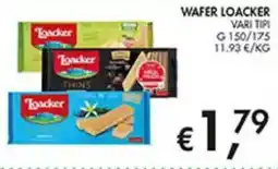Coal Wafer Loacker offerta