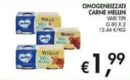 Coal OMOGENEIZZATI CARNE MELLIN offerta