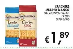 Coal Crackers Mulino Bianco offerta