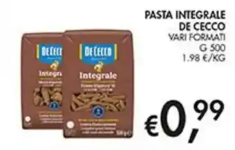 Coal Pasta Integrale De Cecco offerta