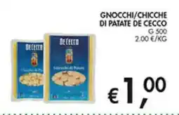Coal Gnocchi/Chicche di Patate De Cecco offerta