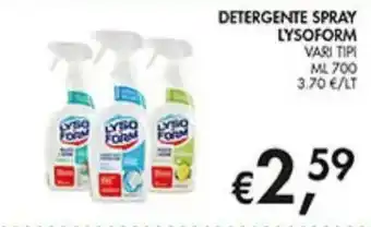 Coal Detergente Spray Lysoform offerta